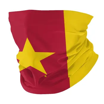 Kamerun Vlajka Tvári Šatku S 2 Ks Filtrom Multi-purpose Šatku hlavový most na koni maska
