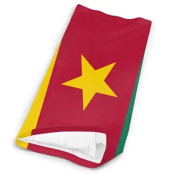 Kamerun Vlajka Tvári Šatku S 2 Ks Filtrom Multi-purpose Šatku hlavový most na koni maska