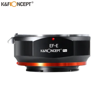 K&F Koncept EOS EF EE-S Objektív NEX PRO E Mount Adaptér pre Canon EF EF-S Objektív NEX E Mount Mirrorless Fotoaparáty