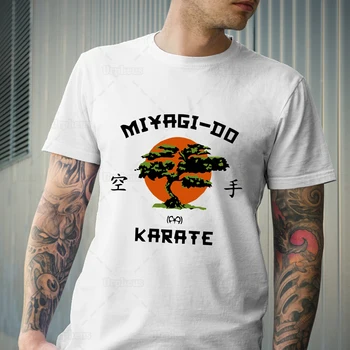Karate Tričko Pán Miyagi Robiť Karate Zábavné Camiseta Tričko Top Tees Bavlna Materiál