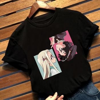 Kawaii Japonské Anime Wc Viazaný Hanako Kun T Shirt Ženy Inuyasha Tričko Grafické Tričko