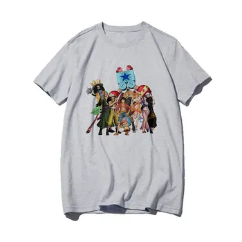 Kawaii Jeden Kus Grafické Tees Ženy Letné Topy Ulzzang Roztomilý Kreslený T-shirt Japonské Anime Sranda Vtip Luff T Shirt Iny Žena