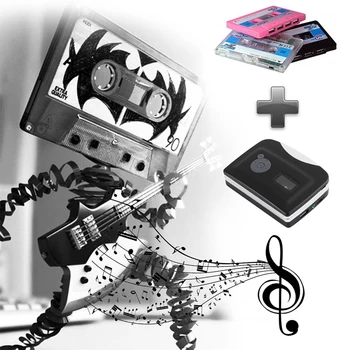 Kazetový Prehrávač Páska na USB Flash Disk o Formáte MP3 Zachytiť Converter Walkman