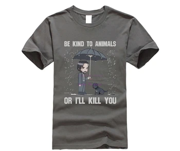 Keanu Reeves be kind to animals or I'll kill you shirt