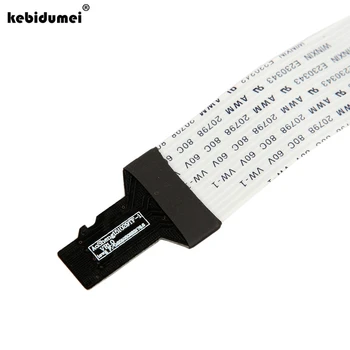 Kebidumei 48 CM TF na micro SD TF Flex Zips Predlžovací kábel Pamäťovú Kartu Extender Adaptér reader auta GPS Kábel Linker