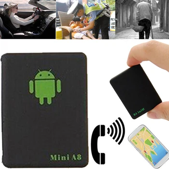 Kebidumei Mini A8 GPS Tracker Mini Global Real Time GSM/GPRS/GPS Sledovacie Zariadenie S SOS Tlačidlo