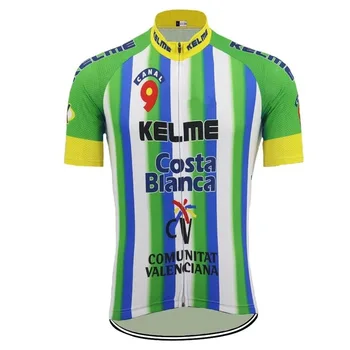 Kelme retro cyklistika dres auta 2020 mužov, letné vonkajšie nastaviť ciclismo požičovňa Súťaže oblečenie nohavice s náprsenkou gél šortky ropa de hombre