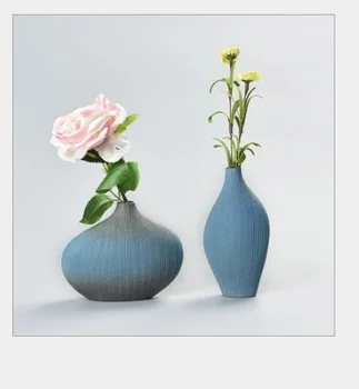 Keramická váza hrubej keramiky Kvetinový Japonský retro tvorivé ozdoby moderný minimalistický malá váza