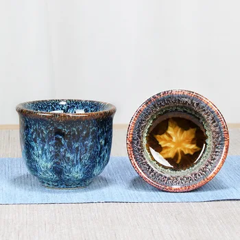 Keramický Pohár Vody Tvorivé Javorový List Darček Jeden Pohár Teacup Tazas De Ceramica Creativas Tradičná Čínština