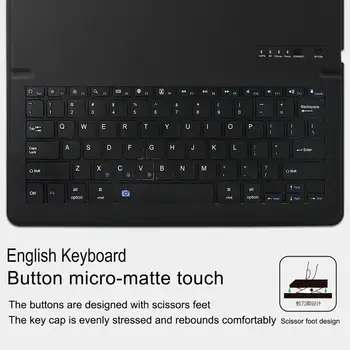 Keyboard Case for iPad Pro 12.9 2017 s Vstavaný Držiak Ceruzky Handričkou Vzor Smart Klávesnica Pre iPad Pro 12.9 palcový Coque