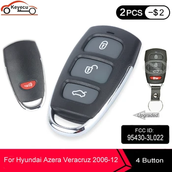 KEYECU Keyless Entry Diaľkový Vysielač Auto Kľúč pre Hyundai Azera 2006-2011 Veracruz 2007-2012 SY52NDFNA04 P/N: 95430-3L022