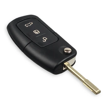 KEYYOU 3 Tlačidlo Diaľkového kľúč FO21 Čepeľ Pre Ford Fusion Mondeo Focus Fiesta Galaxy Transpondér Čip 4D60/4D63 433Mhz Pôvodného Kľúča