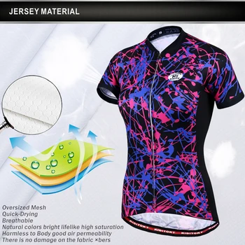 KIDITOKT Žena, Cyklistika Dres Quick-Dry Krátke Cyklistické Oblečenie jednotné Ropa Ciclismo Polyester Racing Cyklistické Oblečenie