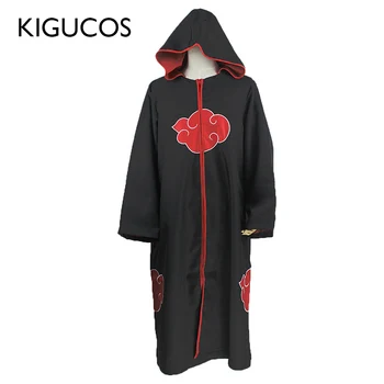 KIGUCOS Anime Naruto Tako Cosplay Kostýmy Uchiha Sasuke Jednotné Kostýmy Cloud Tako Plášť Oblečenie