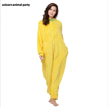 Kigurumi Onesies Cosplay Roztomilý kreslený Deti Žltý Pes Pluto Unisex Pyžamo Nastaviť Sleepsuit Pyžamá Halloween Kostým Sleepwear