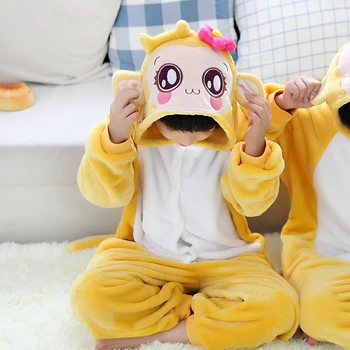 Kigurumi Pyžamo Monkey Pre Deti Baby Dievčatá Pyjamas Chlapec Sleepwear Zvierat Anime Onesie Detský Kostým Jumpsuit