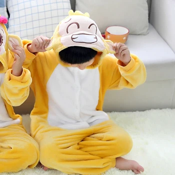 Kigurumi Pyžamo Monkey Pre Deti Baby Dievčatá Pyjamas Chlapec Sleepwear Zvierat Anime Onesie Detský Kostým Jumpsuit