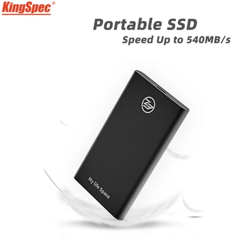 KingSpec Externé SSD pevný disk dokonca vzal 120 gb SSD 240GB Portable 500GB SSD Externý pevný disk 1 TB hdd pre notebook s Typu C, USB 3.1