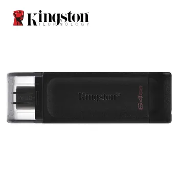Kingston USB3.2 Flash DT70 USB-Typ C-C DataTraveler 70 USB 3.2 Gen 1 32GB 64GB 128GB kl ' úč Memory Stick Pero Jednotky