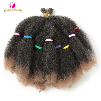 Kinky Afro väčšinu twist sieťky, predlžovanie Vlasov Syntetické Krátke Culry Háčkovanie Sieťky, Účesy Ombre Hnedé Chybu 12