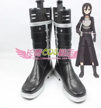 Kirigaya Kazuto Kirito Sword Art Online cosplay topánky, topánky na Zákazku 0416