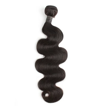 KISSHAIR 10-28 palcový remy Indickej ľudské vlasy zväzky telo vlna nespracovaných kutikulu zarovnané surové Brazílsky predlžovanie vlasov