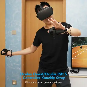 KIWI dizajn 1kit PU Koleno Popruh S Zápästie Pre Oculus Quest / Oculus Rift S Dotyk Radič Rukoväť Príslušenstvo