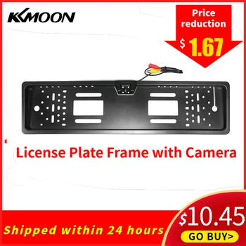 KKMOON Univerzálny Auto špz Rám LED Zálohy parkovacia Kamera CCD Cúvaní Kamera Nočného Videnia auto produkt