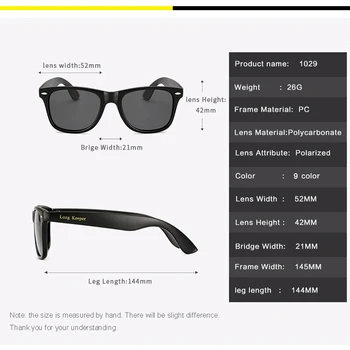 Klasické Polarizované Slnečné Okuliare Mužov Značky Dizajn Jazdy Námestie Rámom Slnečné Okuliare Okuliare Jasné Gafas De Sol S Logom Dlho Chovateľ