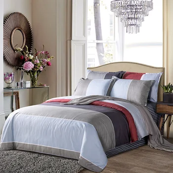 Klasické posteľná bielizeň nastaviť veľkosť 5 sivá červená kvet posteľná bielizeň 4pcs/set Cartoon perinu nastaviť posteľ list AB strane perinu 2019 posteľ