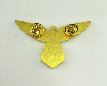 Klasické Pozlátené Eagle Slobodomurárstva Brošňa pre Mužov, Ženy Vyhovovali Sukne Brošne Pin Eagle Brošňa Slobodomurárstva Šperky, Módne Doplnky