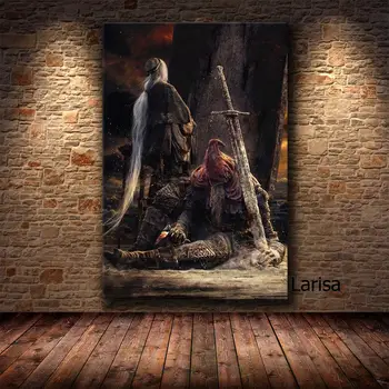 Klasický Obraz Hry Dark Souls 3 Plátne, Plagát, Dekorácie pre Domov Wall Art Maľovanie pre Izba Dekor Frameless