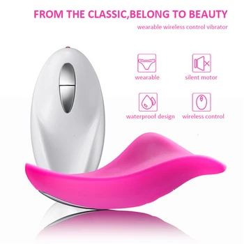 Klitorálny Stimulátor Neviditeľné Vibrátor Bezdrôtové Diaľkové Ovládanie Prenosné Pánty Vaginálne Guľôčky Pokojnej Vibro Vajcia Pre Ženy Sexuálne Hračky