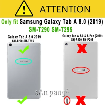 Klávesnica obal Pre Samsung Galaxy Tab 8 2019 8.0 SM-T290 SM-T295 T290 T295 obal pre Samsung Tab 8 2019 Kryt Klávesnice +Pero