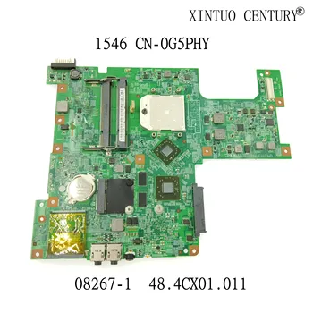 KN-0G5PHY 0G5PHY G5PHY Notebook základná Doska Pre DELL 1546 Motherboar DDR2, 48.4CX01.011 Doske testované neporušené