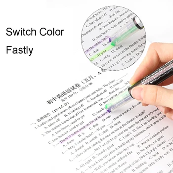 KOKUYO Zvýrazňovač Chrobák Tip Dual Farebné Fixky Pastelové Farby Textu Značku L303 L313