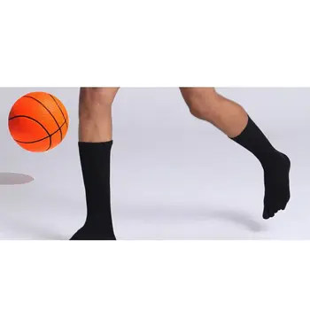 Kolená Vysoké Non-Slip Športové Ponožky Mužov Protišmykových Beží Pohodlné Päť Prst Ponožky Priedušná Basketbal Ponožky, Športové Ponožky Tanec