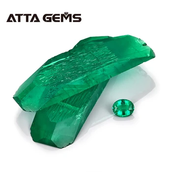 Kolumbijskej Emerald Voľné Drahokam Oválne Stretávajú Rez šperkárstvo Oválne 8 mm*10 mm 2 Karát Hydrotermálne Emerald Šperky Kameň