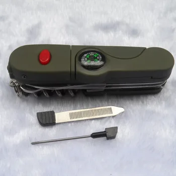 Kompas nôž Švajčiarsky Nôž Outdoor Camping Prežitie Armády Skladací Nôž prenosné camping multi-nástroj Vrecko-Veľkosť Poľovnícke nože