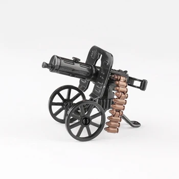 Kompatibilné Mlitary Guľomet Stavebné Bloky WW2 Vojak, Zbrane Guľka Maxim Zbrane Model Konštrukcie Tehál, Hračky pre Deti,