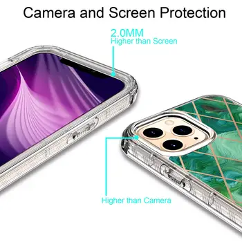 Kompatibilné púzdra pre iPhone 12 Pro Max 12 Mini Jasné 360 celého Tela Pokrytie Silikónové Shockproof Obranca Telefón Ochranný Kryt