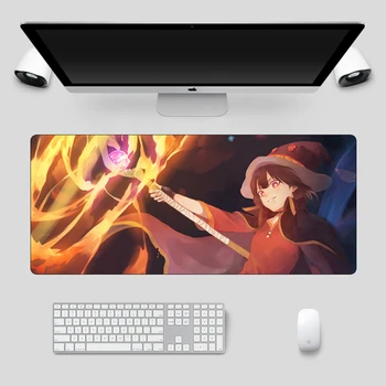 Konosuba Japonskom Anime Podložka pod Myš Speed Hráč Veľké Gaming Mousepad XL Otaku 70x30cm Zamykanie Okraji Odolné, Mäkké Počítač Mat