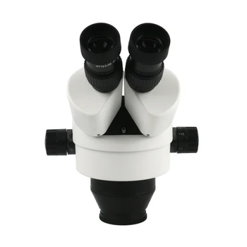 Kontinuálne Zoom 7-45X Binokulárne Stereo Mikroskopom WF10X/20 Okulára 56 LED Prsteň Svetla Veľká Veľkosť Boom Stojan Priemyselné Mikroskopom