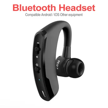 Kontrola Hluku Business Bezdrôtové Bluetooth Slúchadlá V9 Handsfree Bezdrôtový Bluetooth Headset S Mikrofónom Pre Vodiča Šport