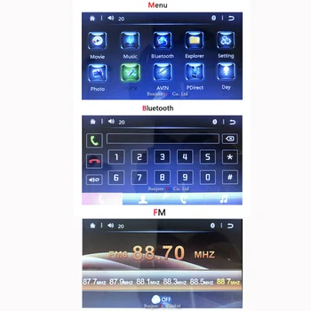 Koorinwoo Multi-Media Auto Spätné Monitor Dotykový Displej prehrávač Video Systém TF USB Bluetooth MP5 FM Auto zadnej strane Fotoaparátu Parkovanie