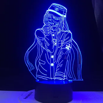 Korekiyo Shinguji Obrázok Hry lampa Danganronpa V3 3D Nočného Priateľmi Prekvapenie Narodeninám 16 Farieb Lampa Dropshipping