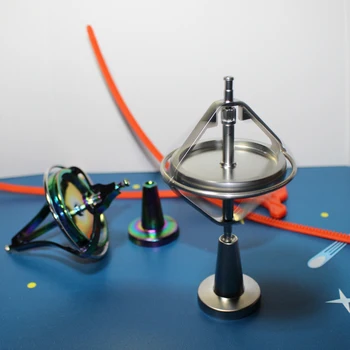Kovové Gyroskop Hračka Prsta Gyro Magic Anti-gravitačné Dospelých Dekompresný Rovnováhu Mechanické Dekompresný Nudiť artefakt