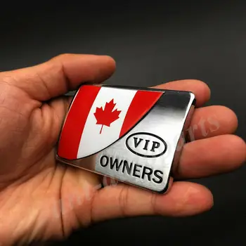 Kovové Kanada Kanadské Vlajky Auto Znak, Odznak Motocykel Obtlačky Nálepky Kapotáže