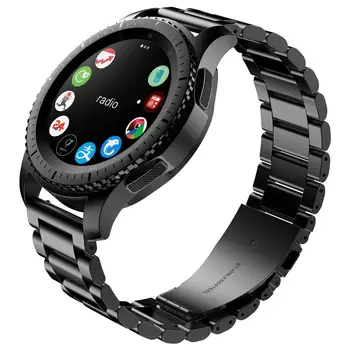Kovový remienok pre Samsung Výstroj S3 Hraničného pásma smartwatch náramok z Nerezovej Ocele Huawei sledovať GT 2 popruh Galaxy sledovať 46 mm S 3