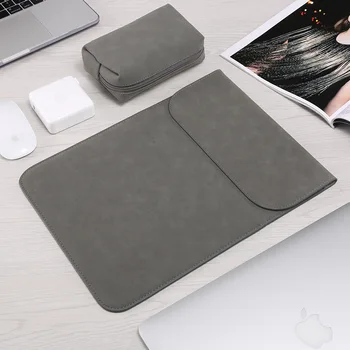Kožené Matný Laptop Rukáv Taška Pre Macbook Air 13 11 12 2019 Nové Pro 16 13 15 Dotykový Panel Notebooku puzdro Pre Apple ipad 9.7 palca